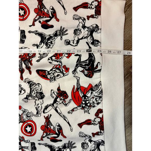 NWOT Marvel Hoodie, Sz. Large (wht/blk/red) - Picture 5 of 5
